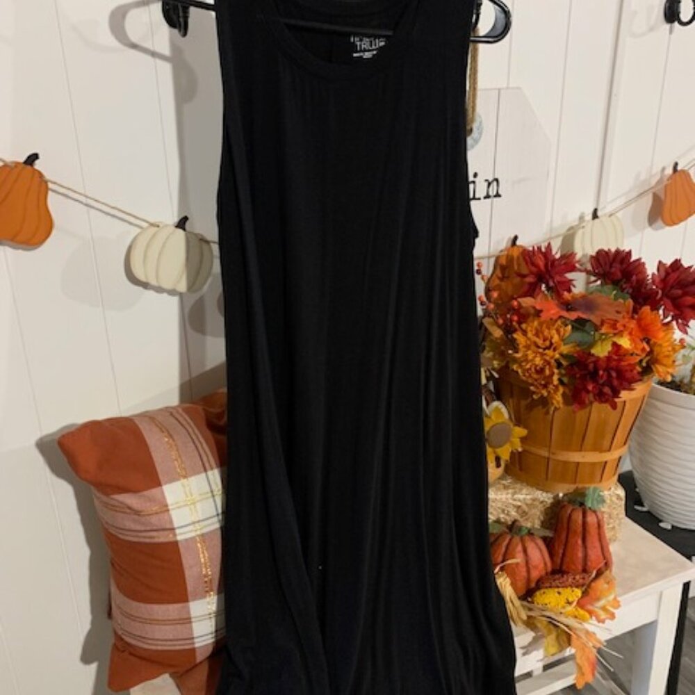 Time and Tru Black Tank Dress XL (16-18)